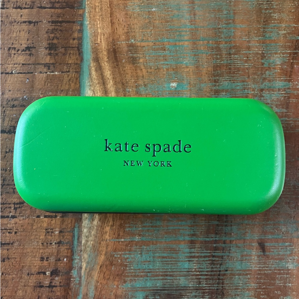 Kate Spade Green Eyeglass Case